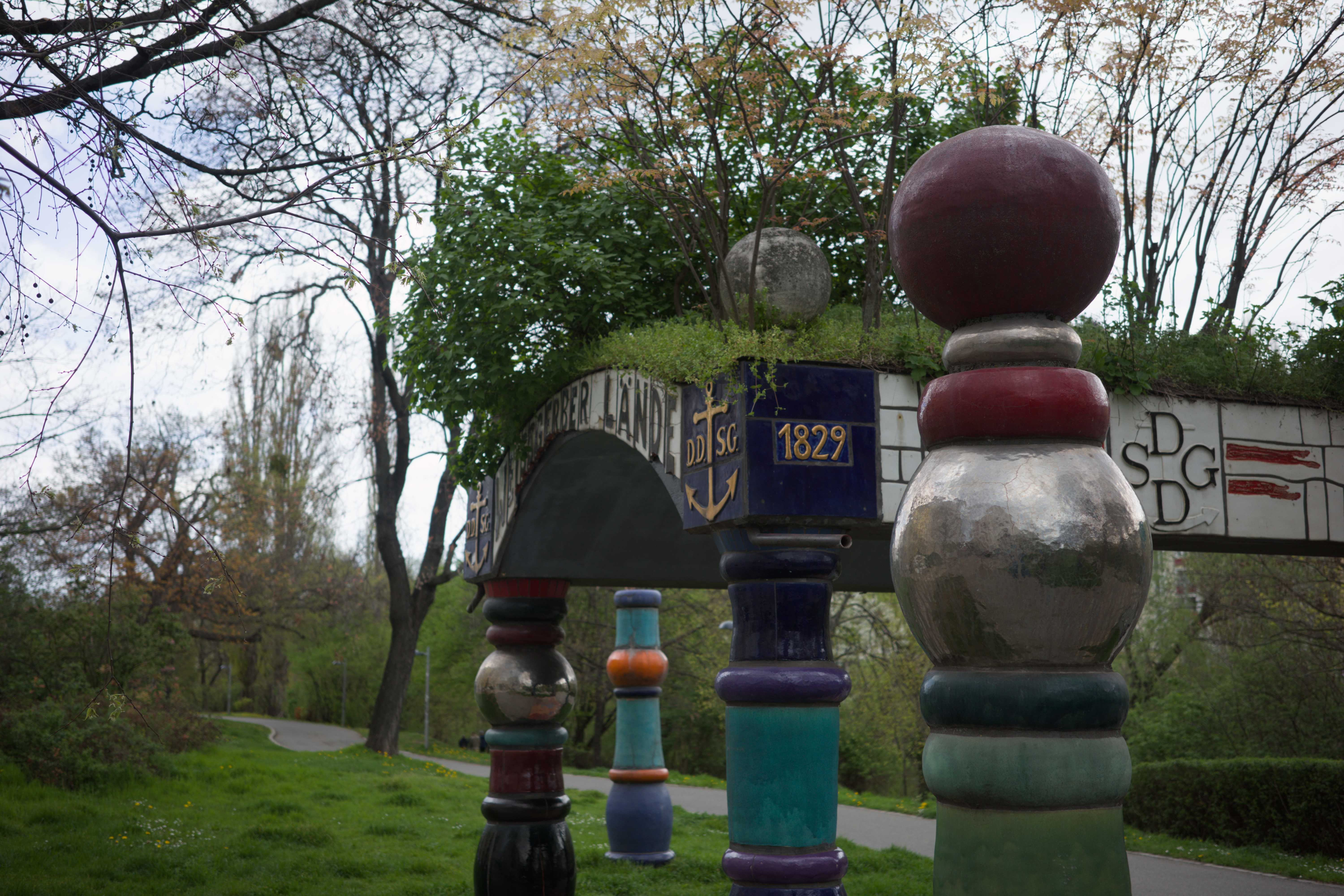 Hundertwasser Pavillon am Donaukanal